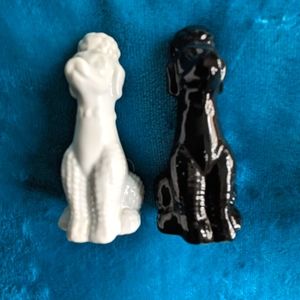 Like New 4" French Poodle Salt and Pepper Shakers